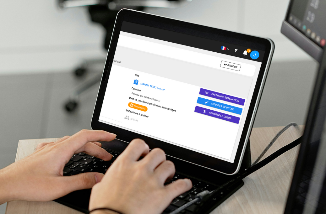 De quoi est composé le module DUERP de la solution Deemply ?