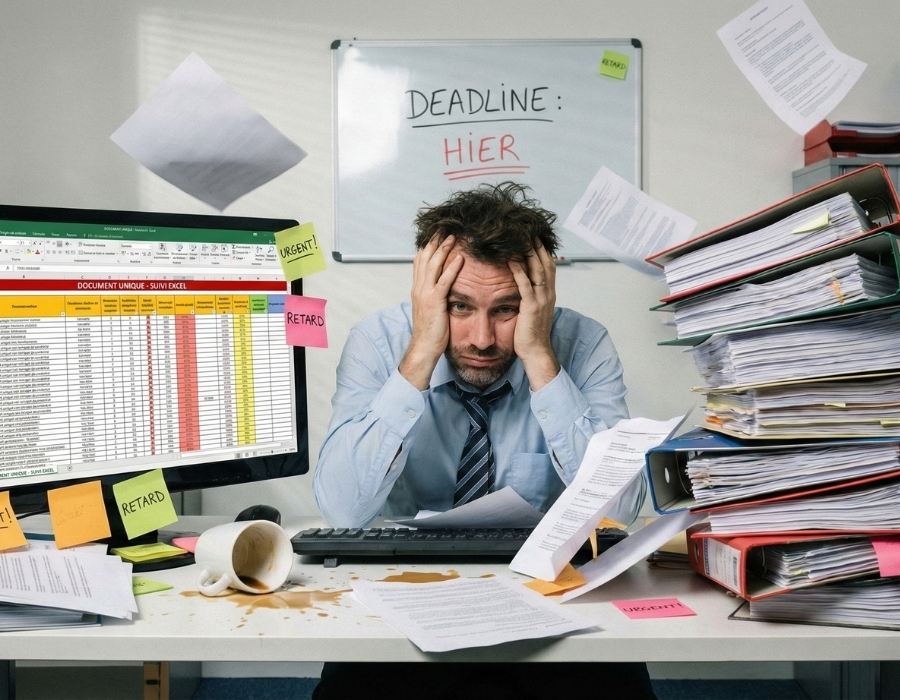 Un document unique chronophage et statique sur tableur